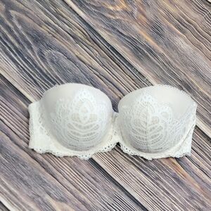 Victoria Secret 36D Lace Strapless Bra